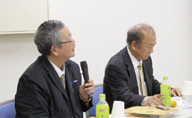 左から岩田誠さん（コーディネーター・元和歌山大学教授）、鈴木裕範さん