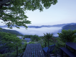 天候によっては霧に包まれた絶景に出会える「霧の郷たかはら」