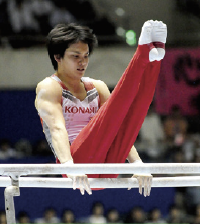 体操競技男子田中佑典選手 （コナミスポーツ所属、和歌山県出身）