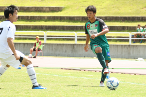 1ゴール2アシストの細川勇介選手。前半に挙げたすべての得点に絡んだこの日は、自身の誕生日でした。