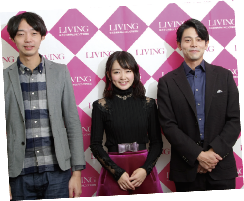 和歌山リビング新聞社（映画「ちょき」特別協賛）で撮影