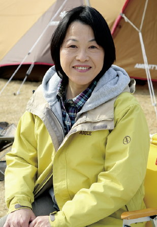 林美由貴さん（和歌山市） 「和歌山県キャンプ協会」の理事、「和歌山県シェアリングネイチャー協会」の副理事長を務めるキャンプの達人。自身で自然体験教育企画「南風舎」を主宰。和歌山大学災害教育研究センターに勤務