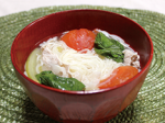 トマトのそうめんスープ