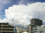 夏の入道雲 急な大雨や雷⑨