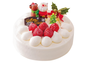 クリスマスケーキ2021_青木松風庵秋葉山店生クリーム