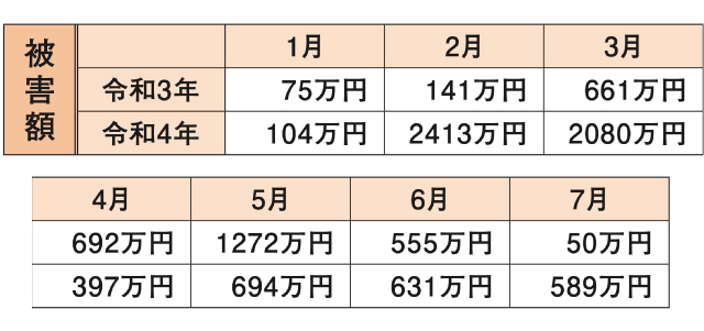 被害額