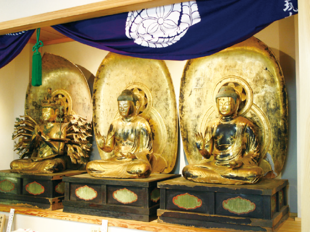 −第41回−文化財 仏像のよこがお「藤白神社の熊野三所権現本地仏坐像  」