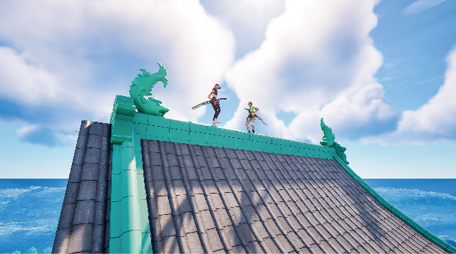 天守閣の屋根に登れるので、“しゃちほこ”がこんなに間近に！