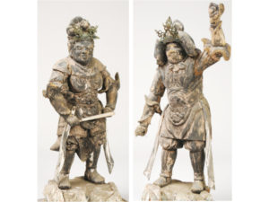 (右)大泰寺十二神将立像【子神像】 (左)大泰寺十二神将立像【未神像】