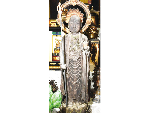 峯地蔵寺旧蔵の地蔵菩薩立像