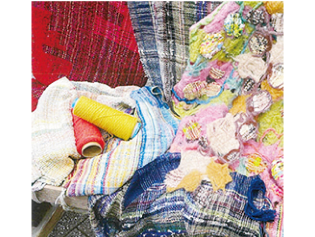 遊の会 さをり織り作品展