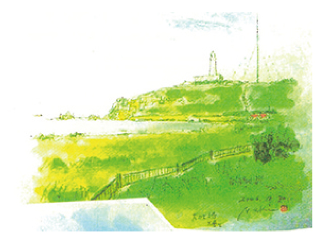 中尾安希 淡彩画展「灯台」