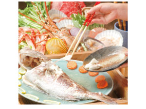 マグロとせいろ蒸し料理 勝浦