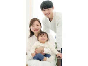 スタジオファイル家族写真