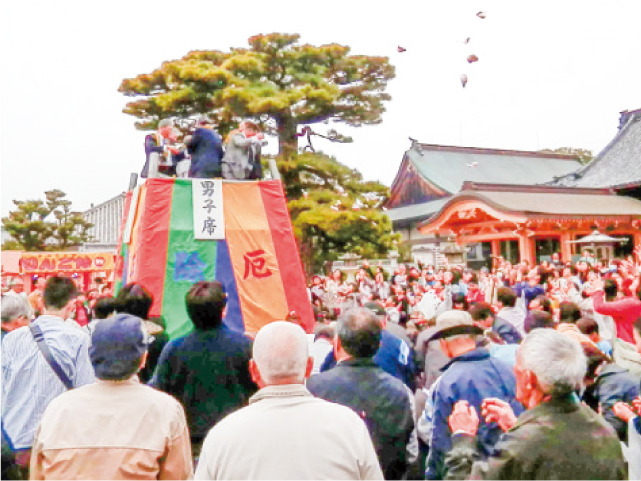長田観音 (紀の川市) 二ノ午厄除大投餅奉修