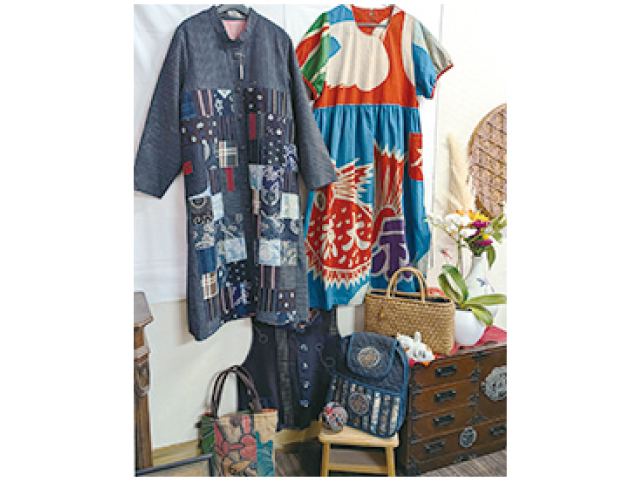 古布着物リメイク作品展示会